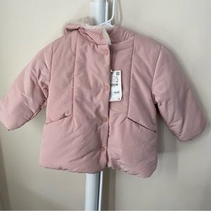 Zara girl's pink jacket